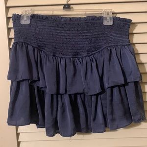 navy ruffle skort. runs true to size. worn once.
